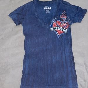 Sinful v-neck top